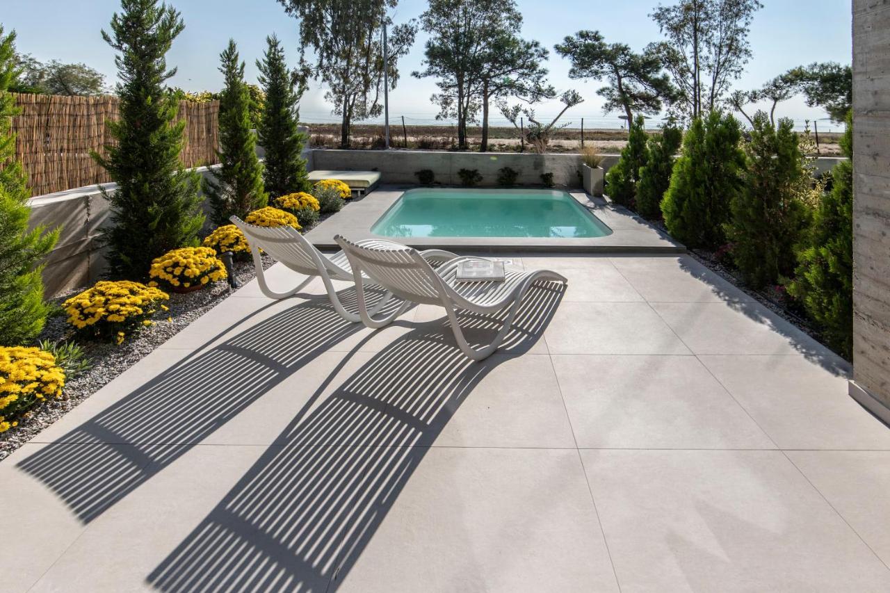 Ikies 3 Modern Eco-Friendly Private Seaview Signature Villas With A Pool Βόλος Εξωτερικό φωτογραφία